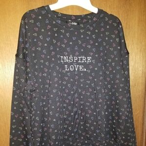 Inspire Love Womens Sweatshirt Size Large
